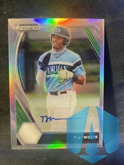 2021 Panini Prizm Draft Picks RC Silver Prizm T.J. White #PDP143 AUTO